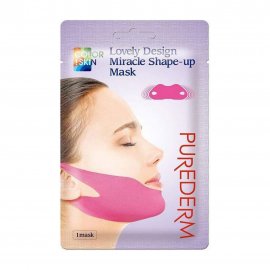 Purederm Маска-бандаж гидрогелевая для коррекции подбородка Lovely Design