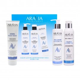 Aravia Laboratories Набор Hydra Care Гель для умывания 200мл+Тоник 200мл+Маска-филлер 100мл
