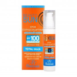 Floresan Beauty Sun Крем солнцезащитный для лица и тела Полный блок SPF100 75мл