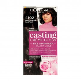 L'Oreal Paris Casting Creme Gloss Краска для волос 4102 Холодный каштан