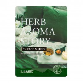 L.Sanic Herb Aroma Story Маска тканевая с экстрактом розмарина и эффектом ароматерапии 25мл