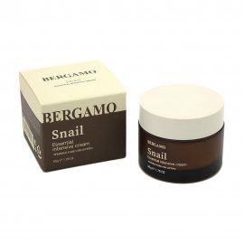 Bergamo Essential Intensive Крем для лица Snail 50мл