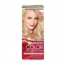 Garnier Color Sensation Роскошь цвета Крем-краска для волос 10.21 Перламутровый шелк
