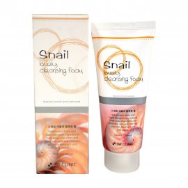 3W Clinic Snail Lovely Пенка для умывания лица с экстрактом улитки 100мл