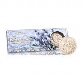 SAF Ischia Набор Мыло Lavanda Лаванда 3*125гр