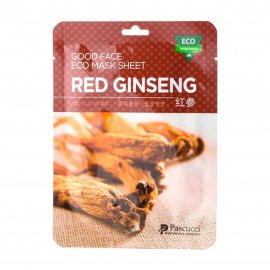 Pascucci Маска тканевая увлажняющая для лица Красный женьшень 23мл