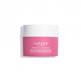 Lumene Lumo Nordic Bloom Крем ночной для лица укрепляющий и увлажняющий против морщин 50мл