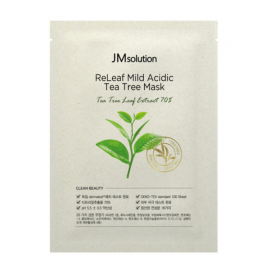 JMSolution Releaf Mild Acidic Tea Tree Маска для лица противовоспалительная с чайным деревом