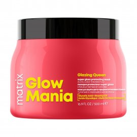 Matrix Glow Mania Маска для придания блеска и сияния окрашенным и тусклым волосам 500мл