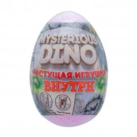 Laboratory Katrin Шар бурлящий для ванны Mysterious Dino  с растущей игрушкой внутри 130гр