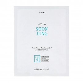 Etude Soon Jung Sheet Маска тканевая успокаивающая с пантенсосидом 25мл