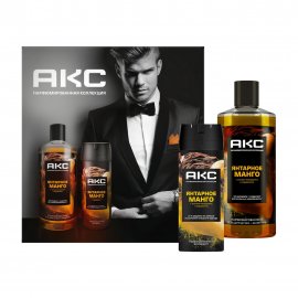 Axe Набор Янтарное манго Гельпарфюмированный для душа и шампунь 2в1 400мл+Дезодорант-спрей 150мл