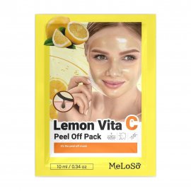 Meloso Lemon Vita C Маска-пленка отшелушивающая для лица с витамином С 10мл*1шт