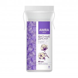 Amra Диски ватные 80шт