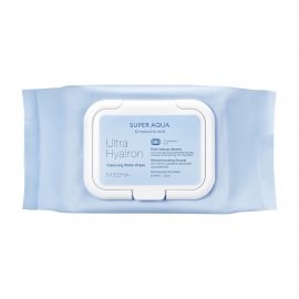 Missha Super Aqua Ultra Hyalron Салфетки влажные для умывания и снятия макияжа на маслянной основе