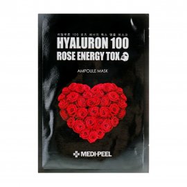 Medi-Peel Hyaluron Rose Energy Tox Маска-детокс тканевая с экстрактом розы 30мл