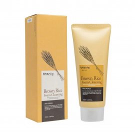 Branig Foam Cleansing Anti Sebum Пенка для умывания с экстрактом коричневого риса 100гр
