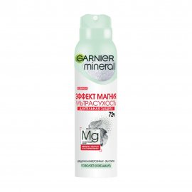 Garnier Body Mineral Дезодорант-антиперспирант спрей Эффект магния Ультрасухость 72ч 150мл