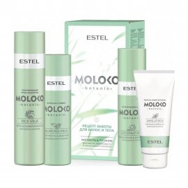 Estel Moloko Botanic Набор Рецепт заботы для волос и тела