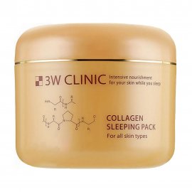 3W Clinic Collagen Sleeping Маска для лица ночная с коллагеном увлажняющая 100мл