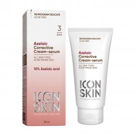 Icon Skin Крем-сыворотка корректирующая на основе 10% азелаиновой кислоты  50мл