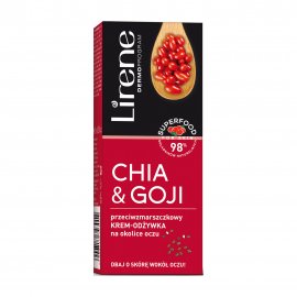 Lirene Superfood For Skin Крем для области вокруг глаз против морщин Chia&Goji 15мл