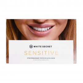White Secret Sensitive Полоски отбеливающие для зубов Классический курс 14 саше