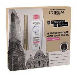 L'Oreal Paris Набор Тушь Telescopic+Мицеллярная вода 200мл