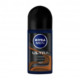 Nivea For Men Дезодорант-антиперспирант ролик Ultra Carbon 50мл