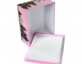 Коробка подарочная картонная прямоугольная Ёлочки 571/03 33*25.5*14.5см