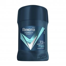 Rexona Men Усиленная защита Дезодорант-антиперспирант стик Свежесть душа 50мл