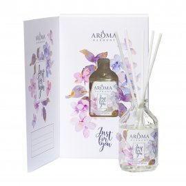 Aroma Harmony Just For You Весенние цветы Набор диффузор-открытка ароматический 50мл