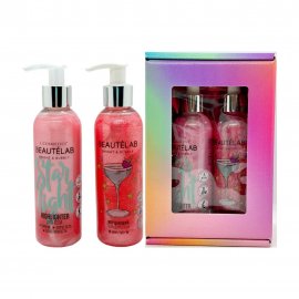 L'Cosmetics Набор Candy Club Коктейль-хайлайтер для тела Star Light+Гель для душа Berry Twist