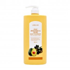 Lebelage Fruit Avocado&Olive Гель фруктовый для душа с экстрактами авокадо и оливы 1000мл