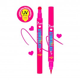 7Days Подводка-штамп светящаяся для глаз Extremely chick 701 Pink Heart