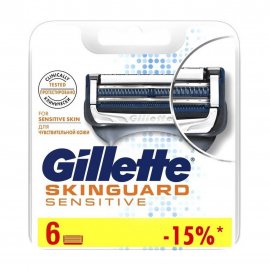 Gillette Men Skinguard Sensitive Кассета сменная 6шт