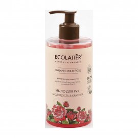 Ecolatier Organic Wild Rose Мыло для рук Молодость и красота 460мл