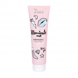 7Days Молочко мерцающее для тела Illuminate Me Rose Girl 150мл