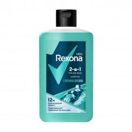 Rexona Men Гель для душа и шампунь 2в1 Глубина океана