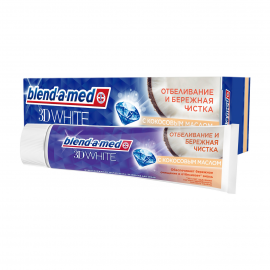 Blend-a-Med Паста зубная 3D White Бережная чистка Кокосовое масло 75мл