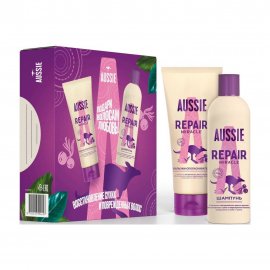 Aussie Набор Repair Miracle Шампунь 300мл+Бальзам-ополаскиватель 200мл
