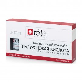 Tete Кислота гиалуроновая с антиоксидантами 3*10мл
