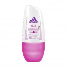 Adidas Woman 6 In 1 Cool&Care Дезодорант-антиперспирант ролик 50мл