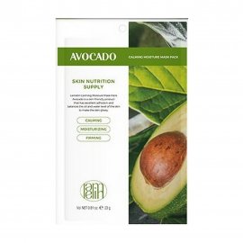 Lamelin Calming Moisture Маска тканевая успокаивающая увлажняющая для лица с авокадо 23гр