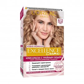 L'Oreal Paris Excellence Краска для волос 8.12 Мистический нюд