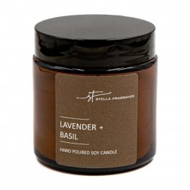 Stella Fragrance Свеча ароматическая Lavender+Basil 90гр