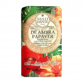 Nesti Dante With Love and Care Мыло Янтарный Мак 250гр