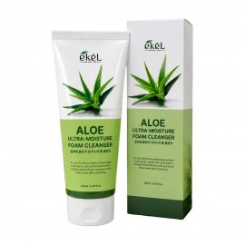 Ekel Ultra-Moisture Пенка для умывания с экстрактом алоэ 180мл
