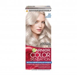 Garnier Color Sensation Роскошь цвета Крем-краска для волос 911 Дымчатый ультраблонд