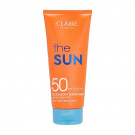 Claire Cosmetics The Sun Крем солнцезащитный водостойкий для лица и тела SPF50 200мл